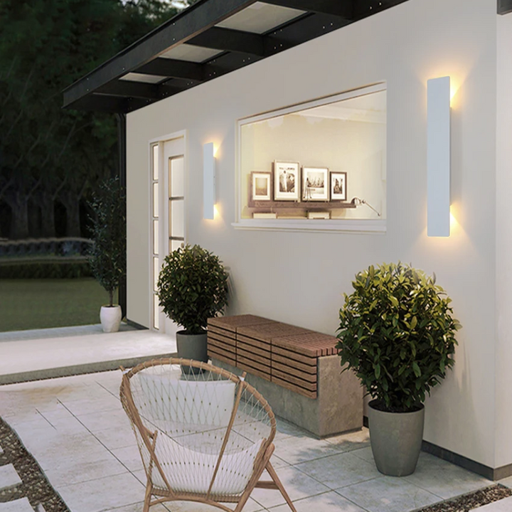 Skanto | Wetterfeste LED-Außenwandleuchte | IP65, energiesparend & modernes Design für Garten und Terrasse