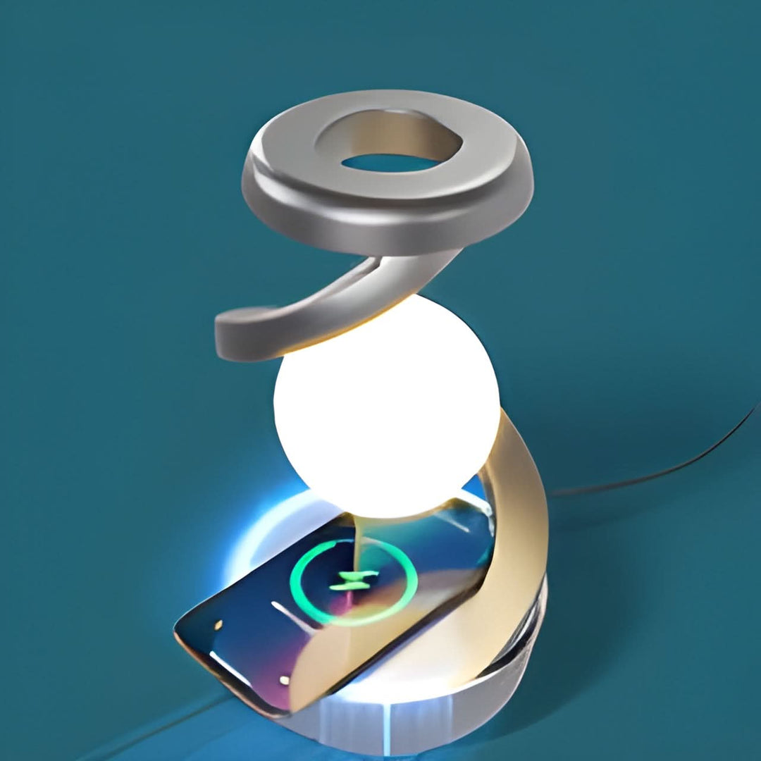 Skanto | LED-Schreibtischlampe mit kabelloser Ladefunktion