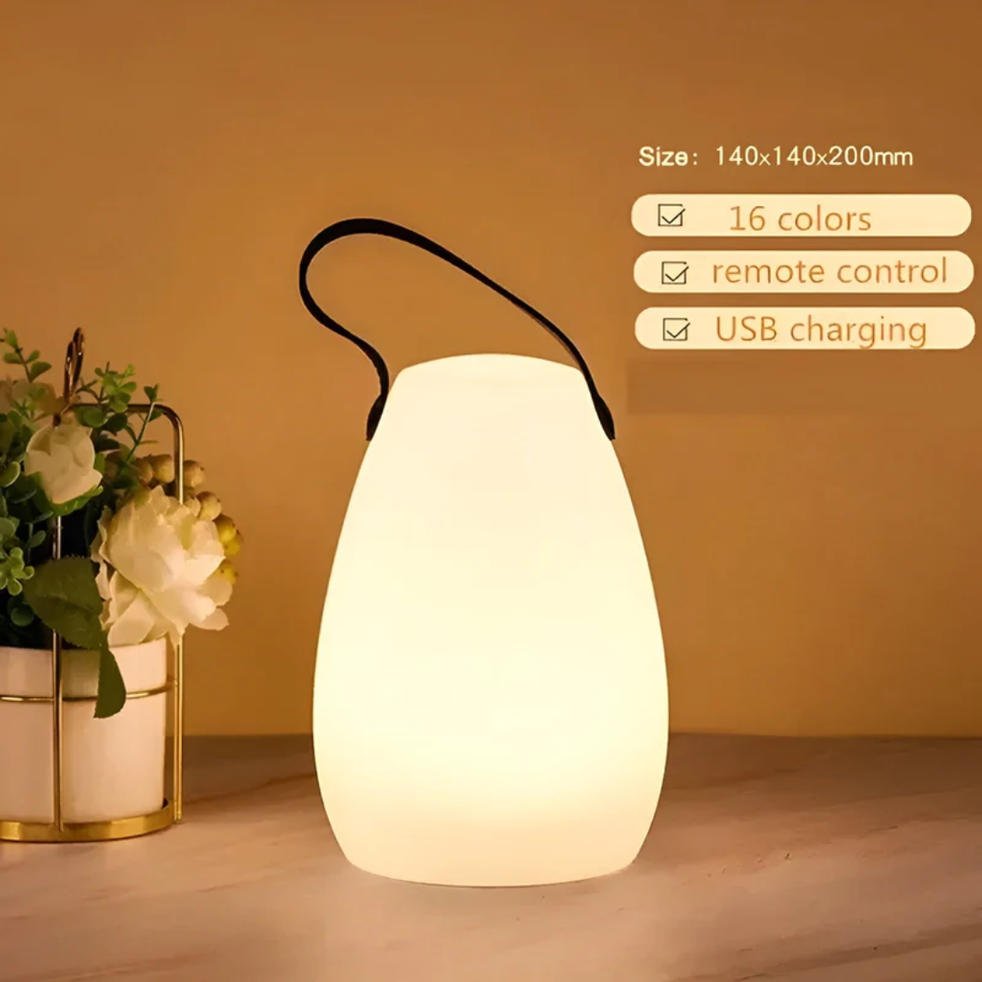 Skanto | Mobile wasserdichte kabellose Lampe | Kabellos, farbwechselnd & ideal für Outdoor-Camping und Wohnambiente