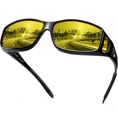 Skanto | Jeremy Night Vision Polaroid Fahrbrille – Entspiegelte Gläser für sicheres Fahren bei Nacht