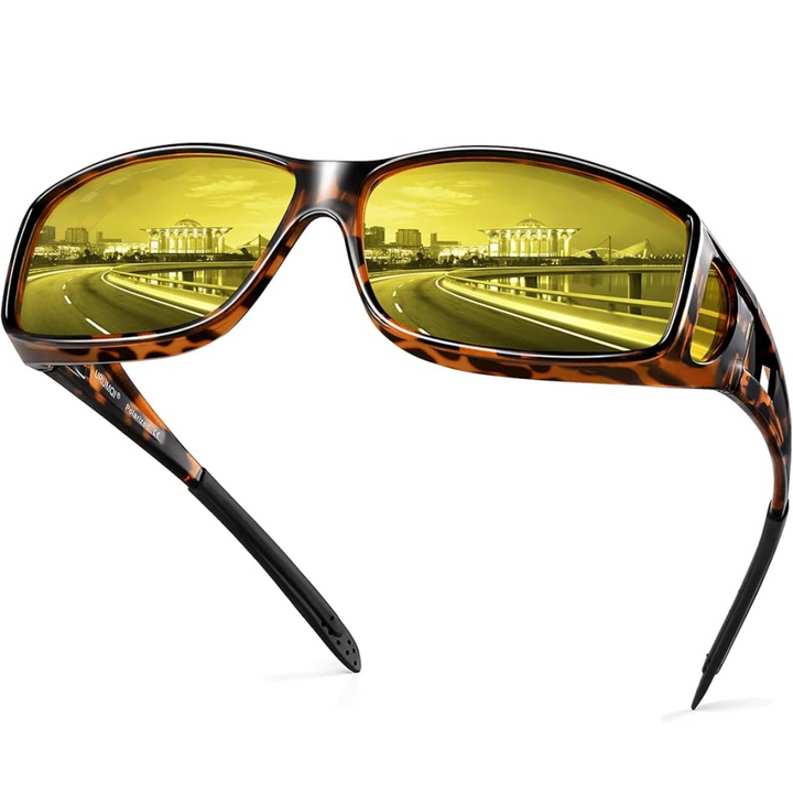 Skanto | Jeremy Night Vision Polaroid Fahrbrille – Entspiegelte Gläser für sicheres Fahren bei Nacht