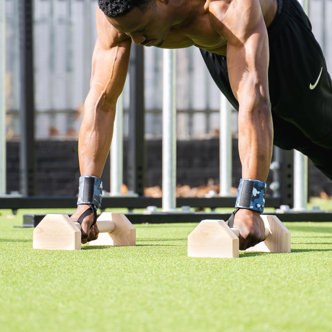 Calisthenics PowerBars – Robuste Holz-Liegestützgriffe