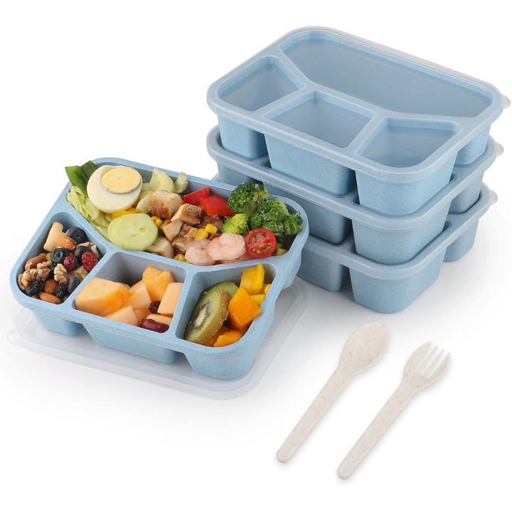 BentoBox – Set aus 4 Snackboxen mit Fächern