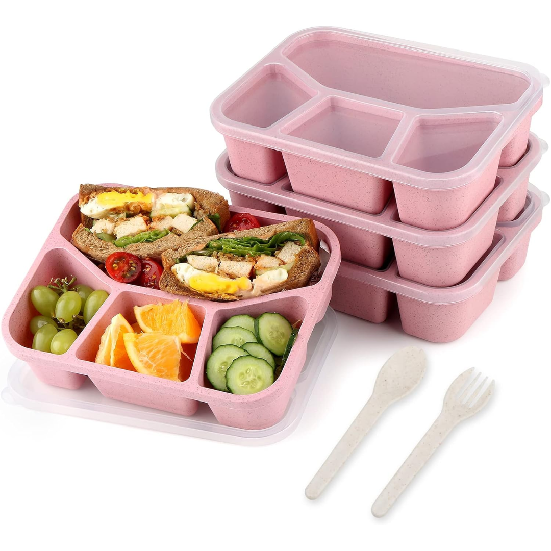 BentoBox – Set aus 4 Snackboxen mit Fächern