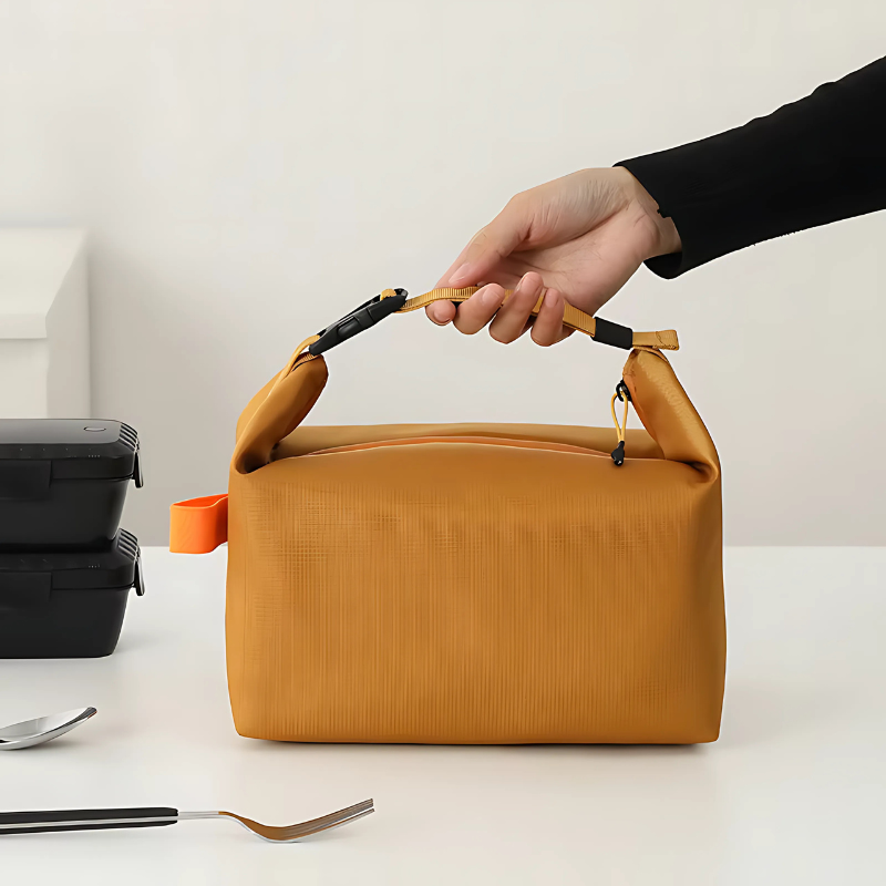 Skanto | UrbanLunch Faltbare isolierte Lunchtasche – Hält Speisen frisch und stilvoll unterwegs