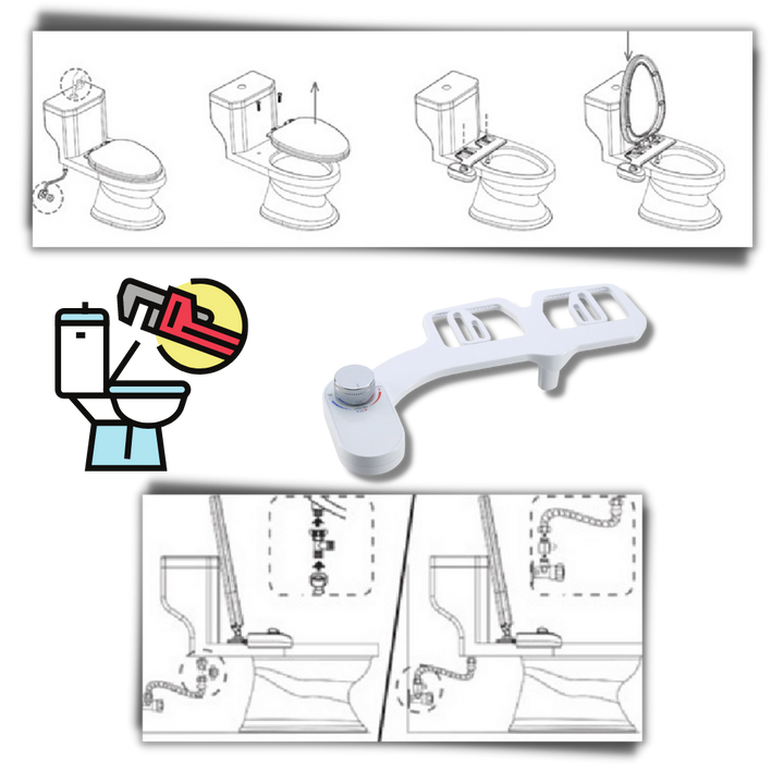 Bidet-Toilettenaufsatz