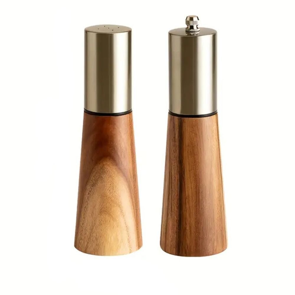 Skanto | Elegantes Salz- und Pfeffermühlen-Set aus Holz