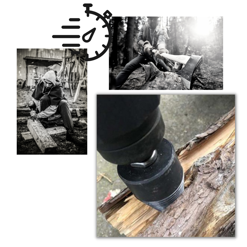 Holzspalter-Bohrer