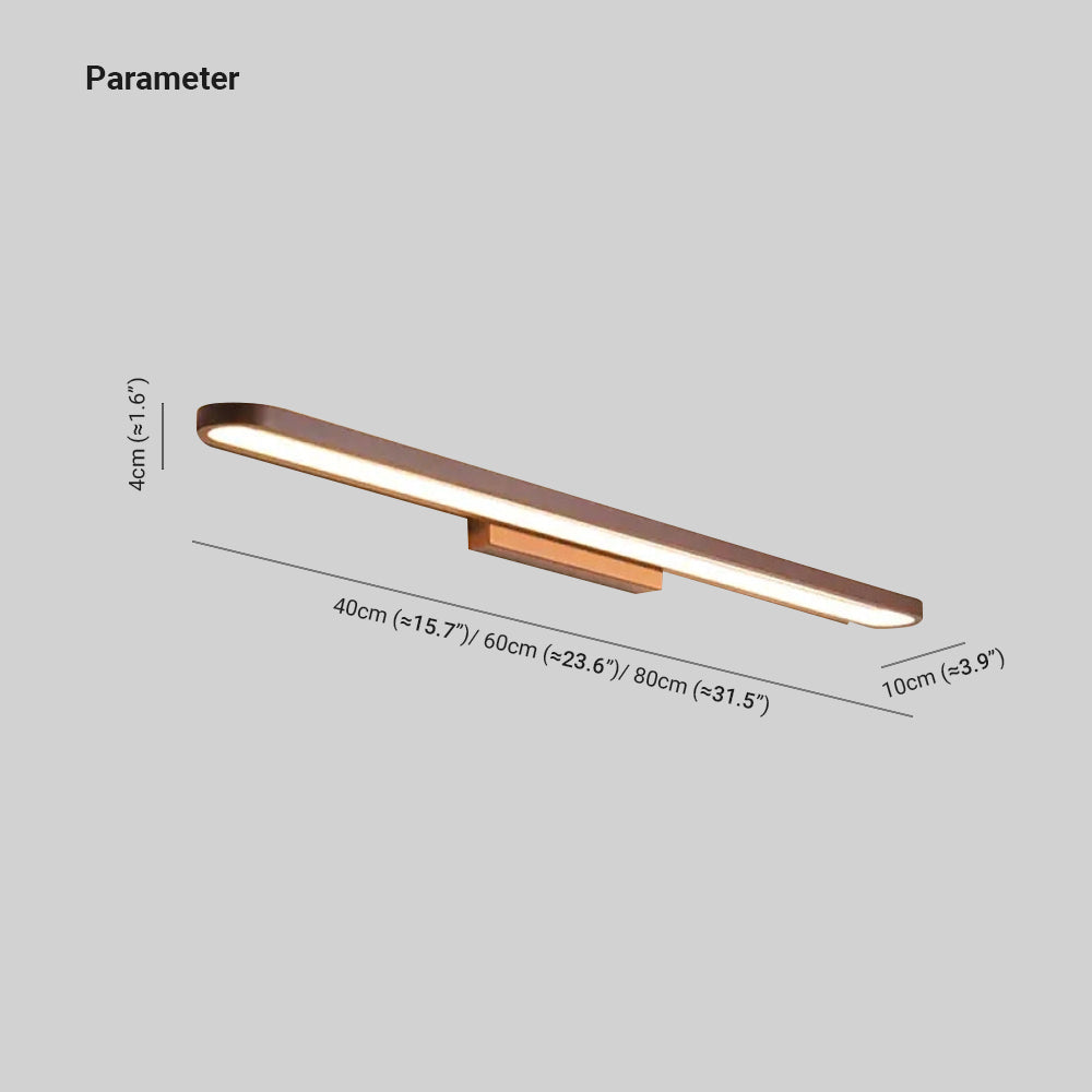 Skanto | Leigh Moderne Wandleuchte Linear, Gold, Schlaf-/Badezimmer, Metall