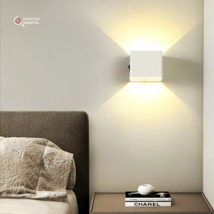 Skanto | Wandleuchte | Einstellbares Up & Down Light, USB-betrieben für Heimdekoration & gemütliche Atmosphäre