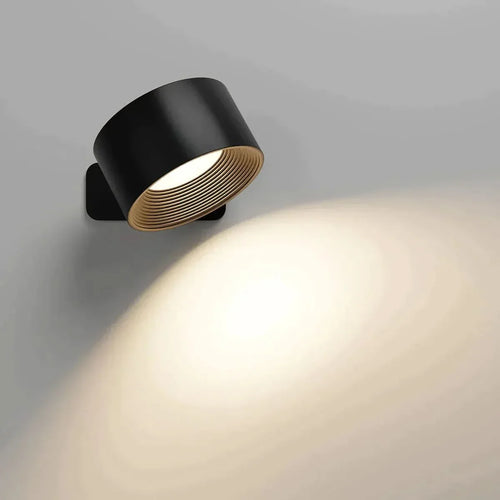 Skanto | 360° Wandleuchte – Kabellos, USB-wiederaufladbar & 3 Lichtstufen für flexible Beleuchtung