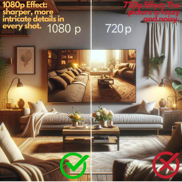 Skanto | Wasserdichte HD Mini-Kamera mit Nachtsicht und Weitwinkelobjektiv IP WiFi 1080P HD 160° Weitwinkel