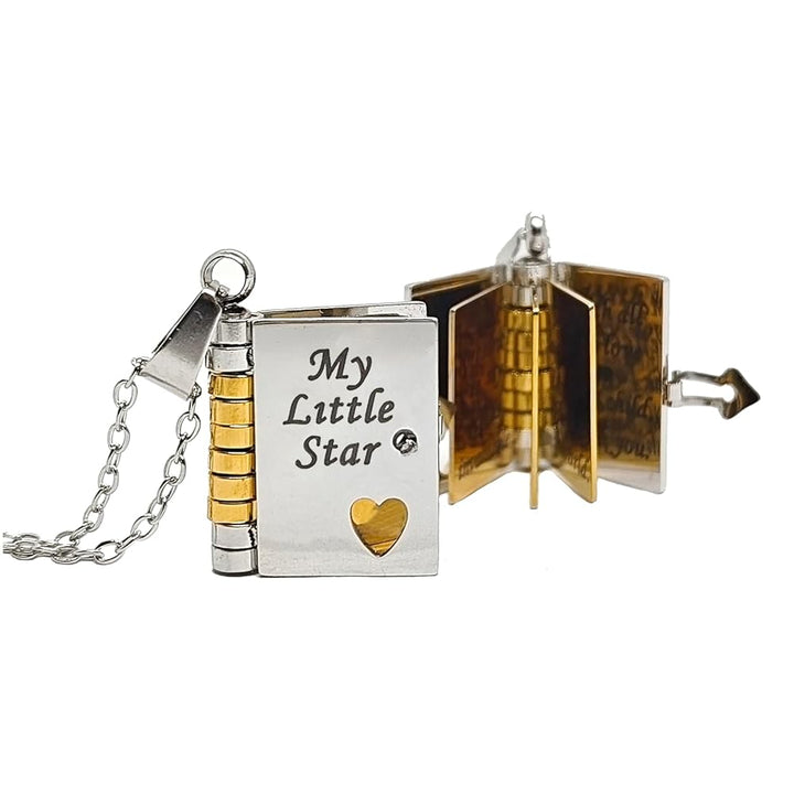 Skanto | Memory Book Hanger Halskette – Symbolischer Schmuck mit einer liebevollen Botschaft
