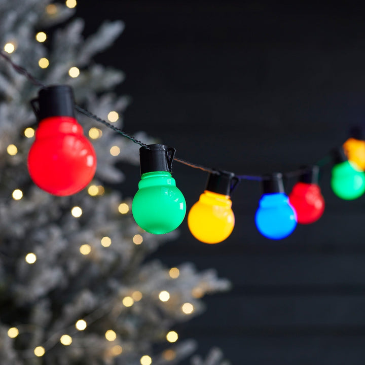 Skanto | 30 LED Fiesta Party Lichterkette Multicolor