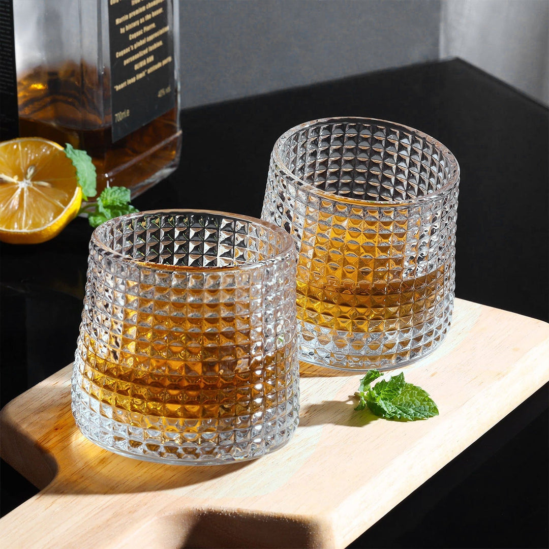 Skanto | Drehbares Whiskyglas-Set