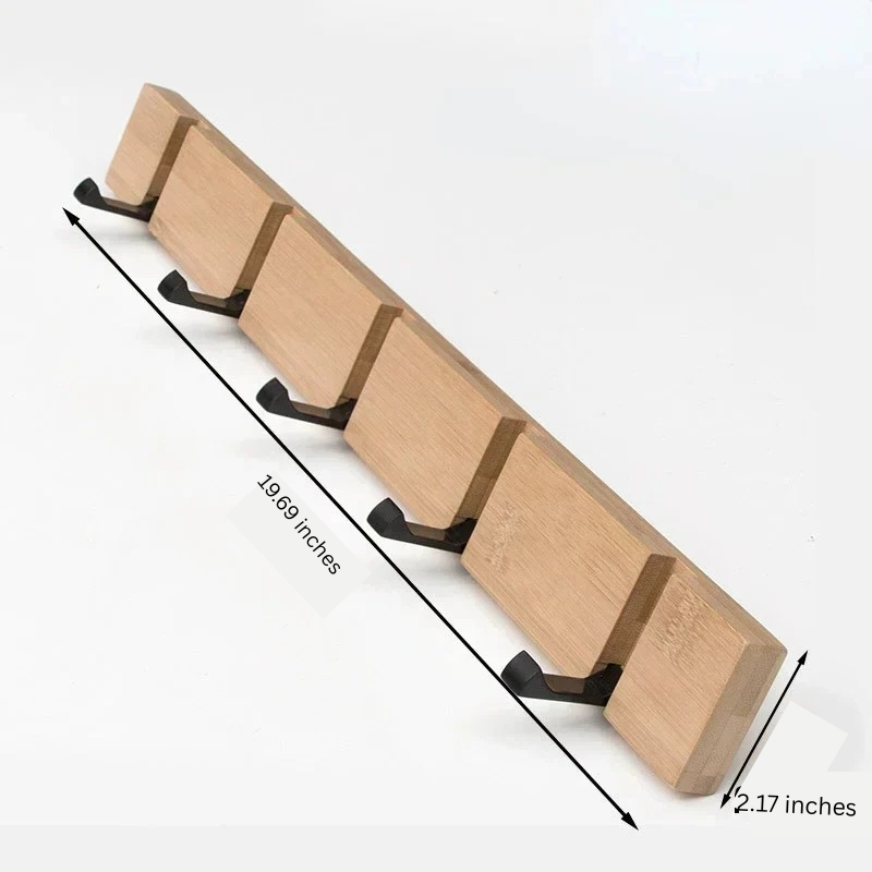 Skanto | Wandgarderobe aus Holz mit versteckten Haken
