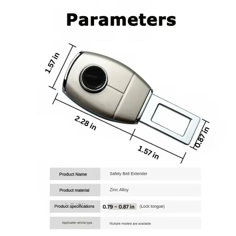 Skanto | Plug-and-Play-Autosicherheitsgurtverlängerung