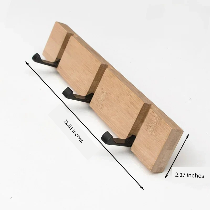 Skanto | Wandgarderobe aus Holz mit versteckten Haken