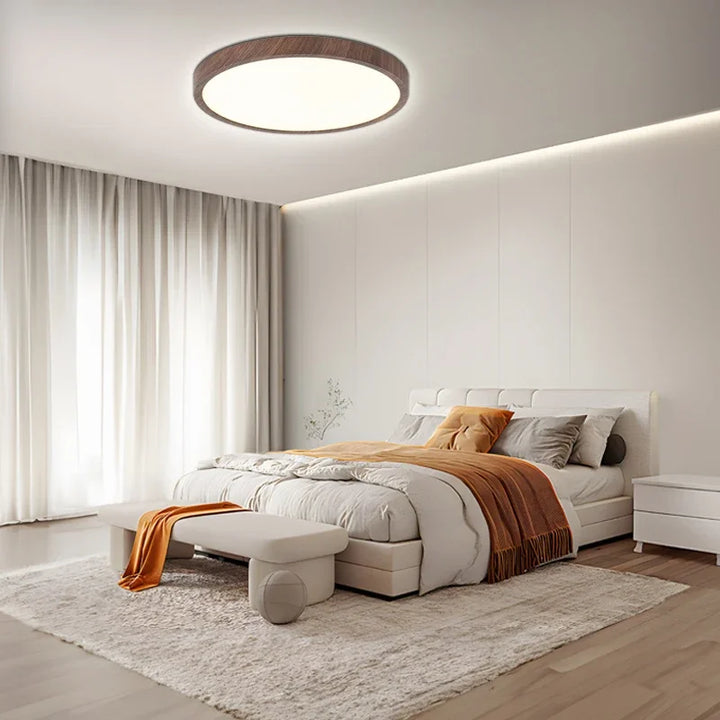 Skanto | Dünne runde Deckenleuchte | Einstellbare LED, Modern | Wohnzimmer & Schlafzimmer