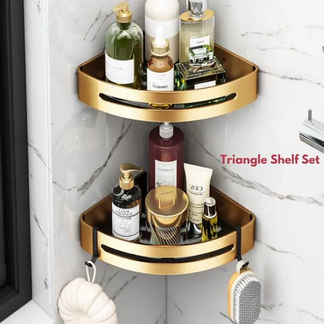 Skanto | Badezimmerregal-Set – Stilvolle und funktionale Aufbewahrung