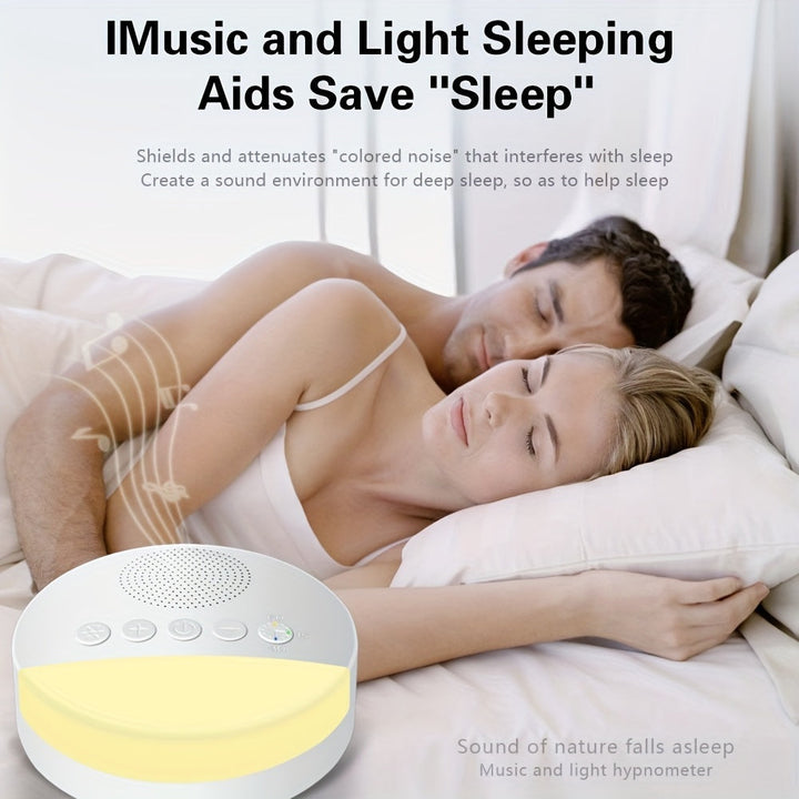 Skanto | DreamWave White Noise Machine – Beruhigendes Klangtherapiegerät mit Timer