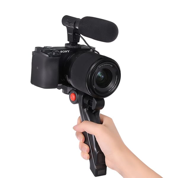Skanto | Professionelles Video-Mikrofon-Kit mit Ständer und LED-Videoleuchte