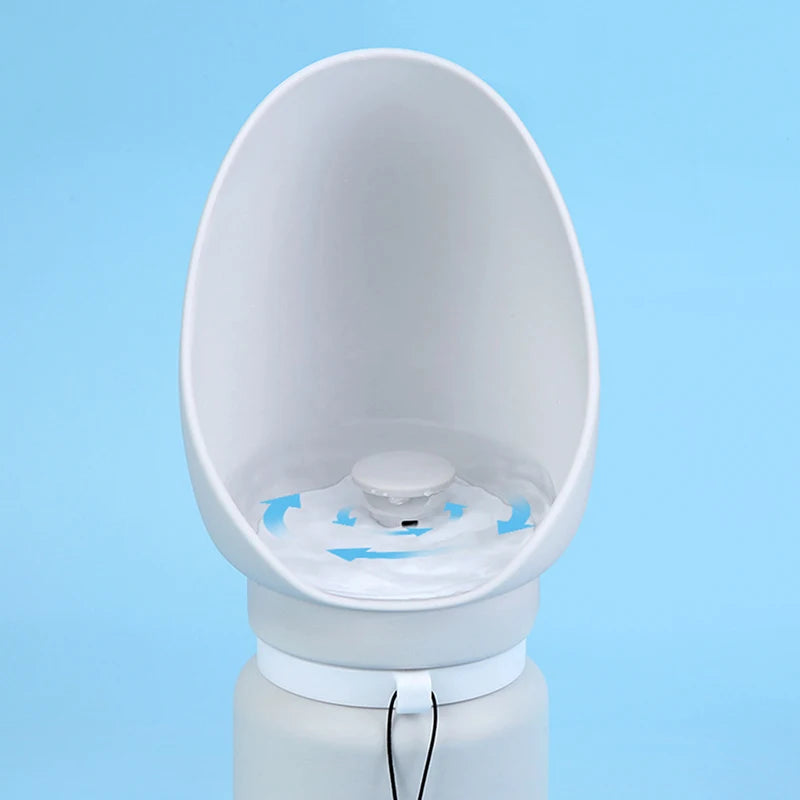 Skanto | 550ml Faltbare & auslaufsichere Haustier-Wasserflasche für unterwegs