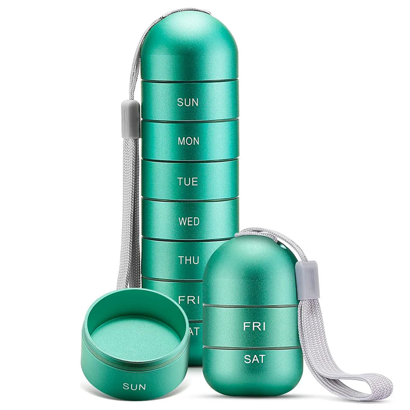 Skanto | 7-Tage-Pillendose für unterwegs
