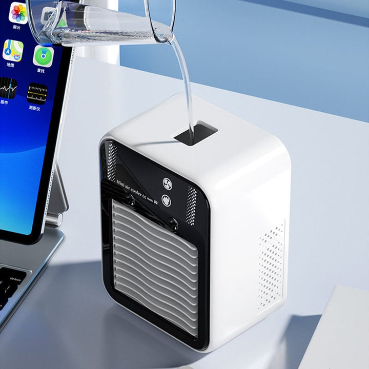 Tragbarer 3-in-1 Kühlventilator mit 2-Gang-Nebel | Skanto