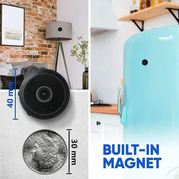Skanto | Mini kabellose Magnetkamera, Echtzeit-Audio- & Videoüberwachung