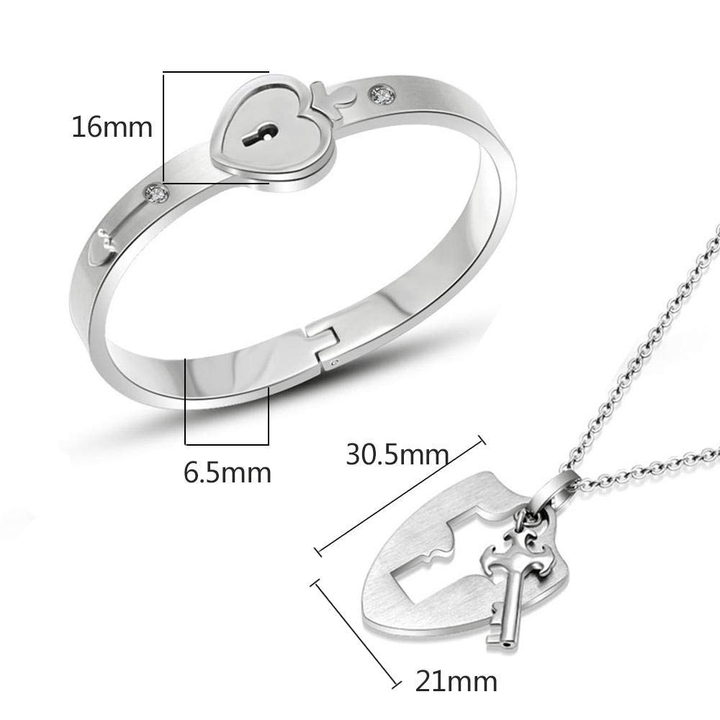 Skanto | Herzlott Armband & Halskette