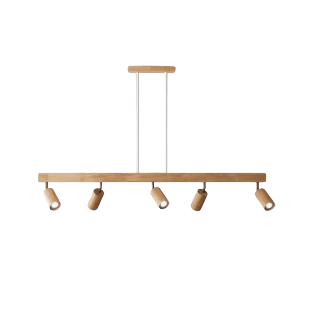 Skanto | EcoLux Verstellbarer Holzstrahler mit LED-Leuchtmittel