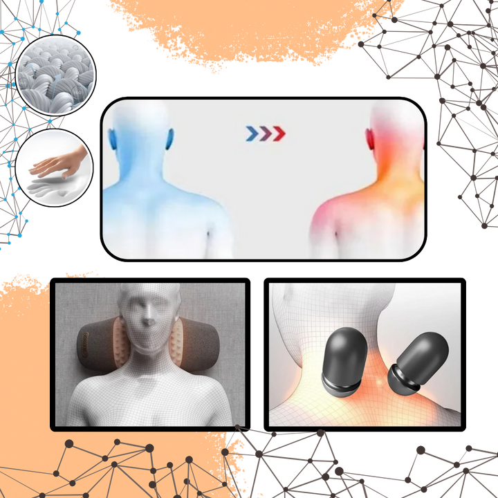 Nackenschmerzkissen mit fortschrittlicher Wärmetherapie