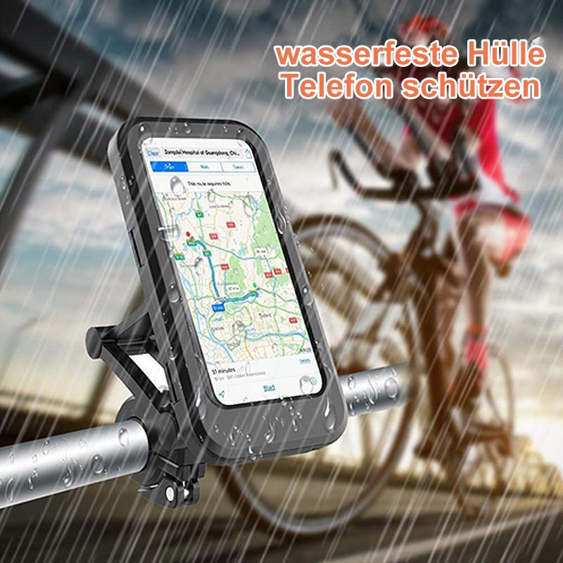 Skanto | RideCharge Pro – Wasserdichte Handyhalterung mit USB und 15W kabelloser Ladefunktion für Fahrrad und E-Bike
