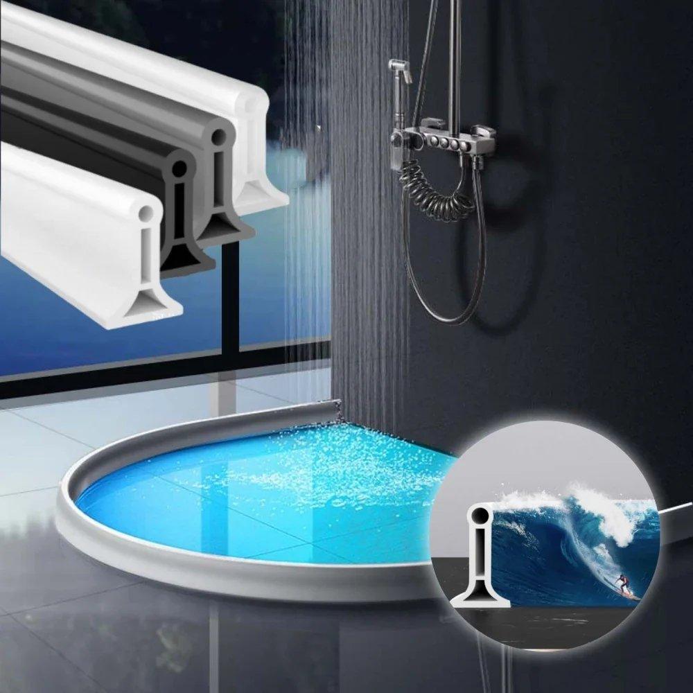 Skanto | FlexiSeal Duschdichtung — Nie wieder nasse Böden & Badfrust, bleiben Sie trocken – völlig stressfreie Installation!