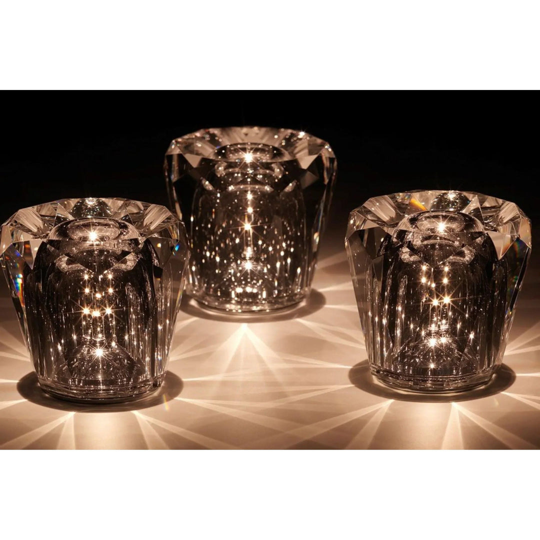 Skanto | Lampe - Luxus Diamant Kristall LED Wiederaufladbare Tischlampe