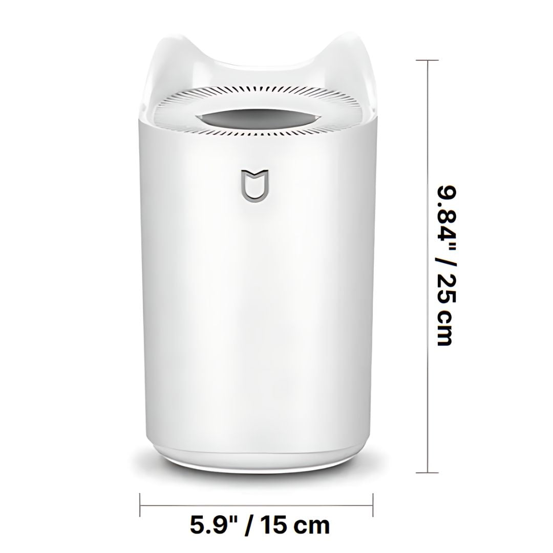 Skanto | 3000ml Ultraschall-Luftbefeuchter mit Nebeltechnologie zur Atemwegsentlastung & für komfortable Wohnräume