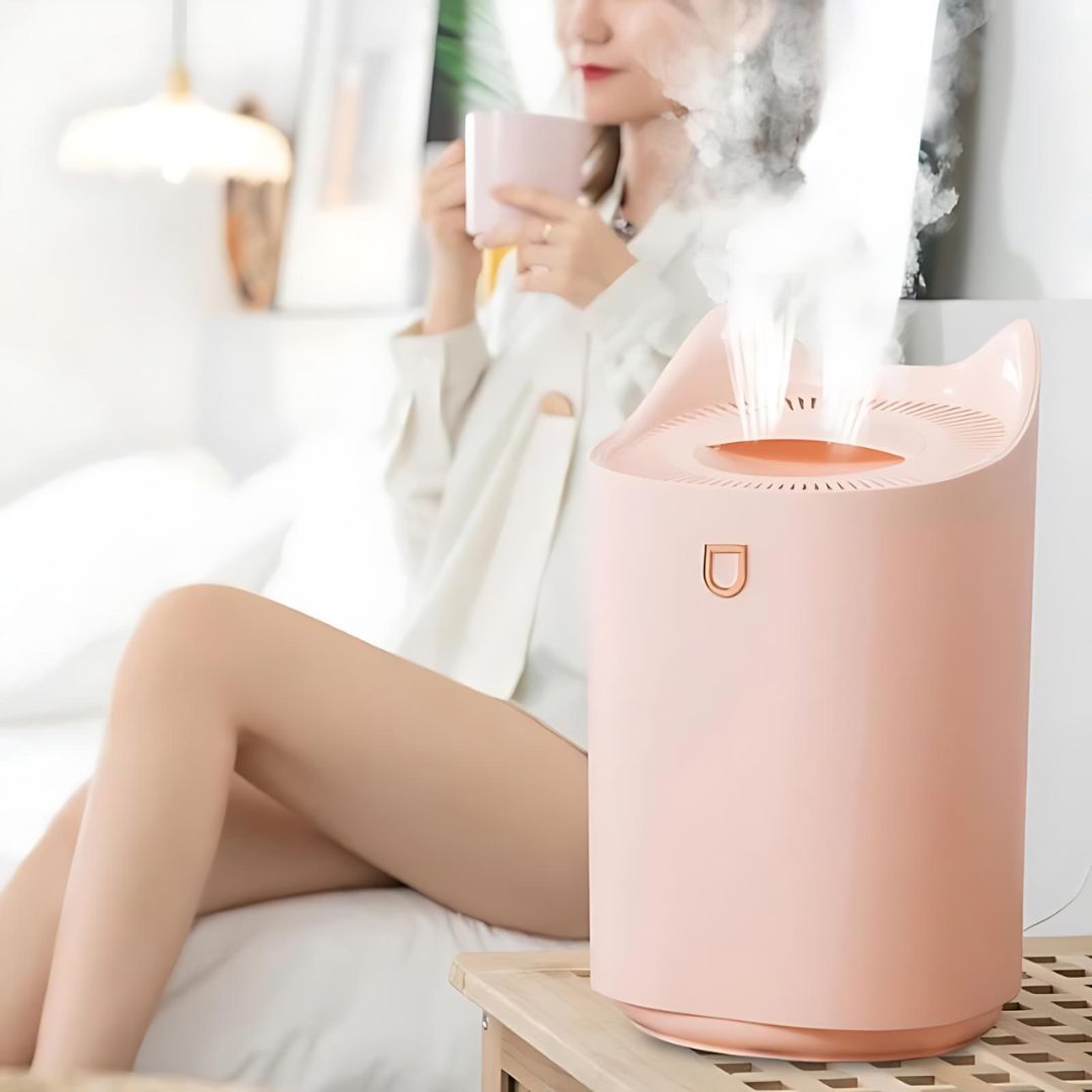 Skanto | Ultraschall-Luftbefeuchter mit Nebeltechnologie für atmungsaktive & komfortable Wohnräume
