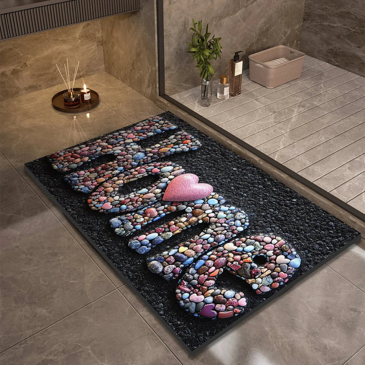Skanto | AQUASOFT BADEMATTE – Badematte aus Kieselgur für Sicherheit & Komfort