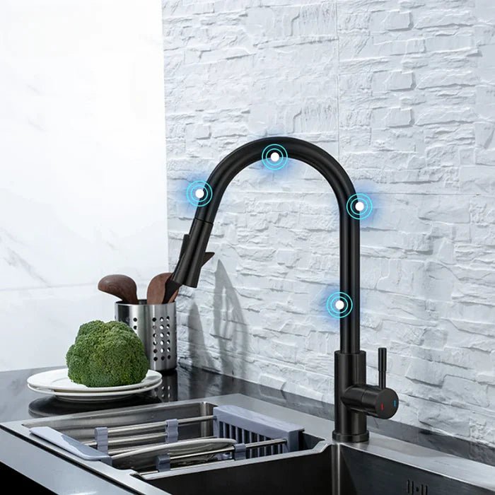 Skanto | AQUATOUCH – Intelligenter Sensor-Küchenarmatur mit Ausziehfunktion