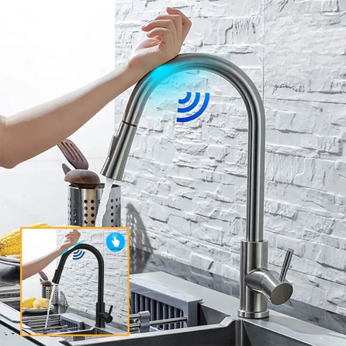 Skanto | AQUATOUCH – Intelligenter Sensor-Küchenarmatur mit Ausziehfunktion