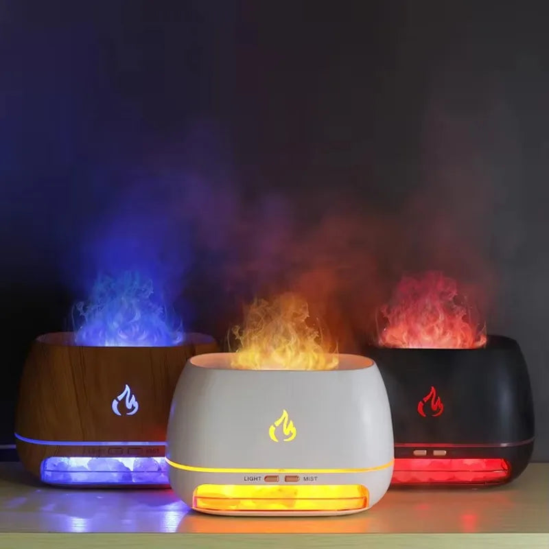 Skanto | SaltLight Aroma-Diffusor – Himalaya-Salzlampe mit Duftdiffusion und Farblicht