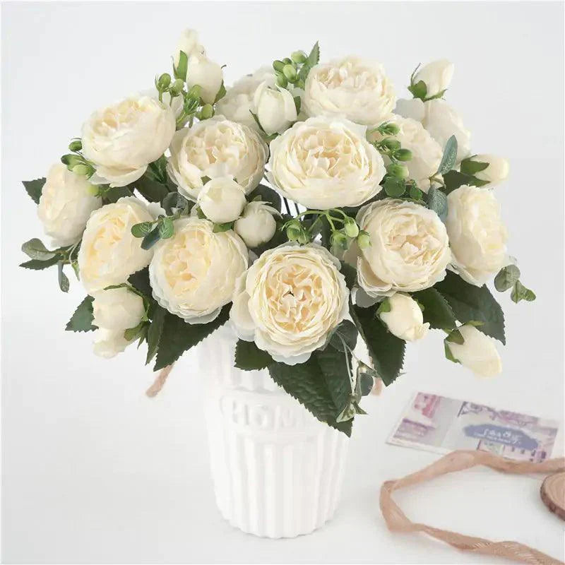 Skanto | Everlasting Elegance Seiden-Pfingstrosen-Arrangement