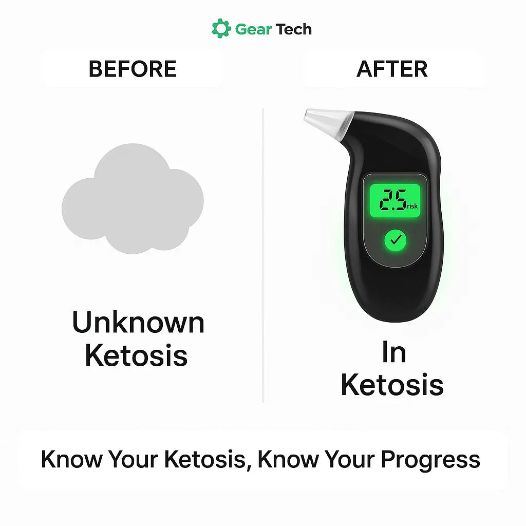 Skanto | Keto-Atemmessgerät | Präzise Ketose-Überwachung für Gewichtsverlust und Diätoptimierung zu Hause oder unterwegs