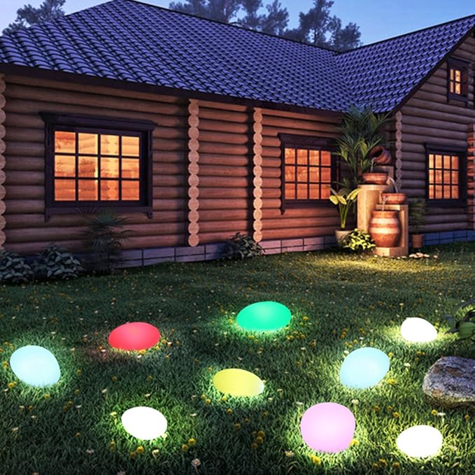 Skanto | Atmosphärische kabellose Gartenlampe - LumaStone