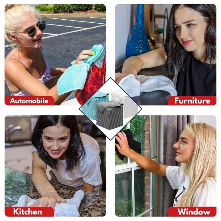 Skanto | Auto-Mikrofasertuch-Set (10 Stück) - UltraClean