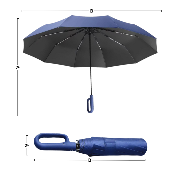 Winddichter Regenschirm mit Automatikverschluss