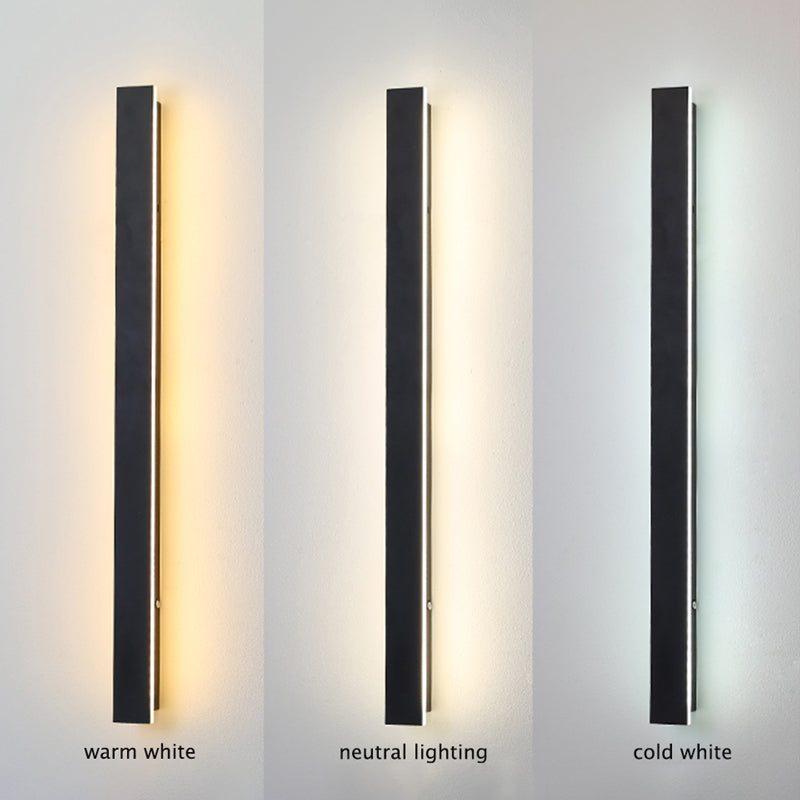 Skanto | Wasserdichte LED-Außenwandleuchte – Modernes minimalistisches Design
