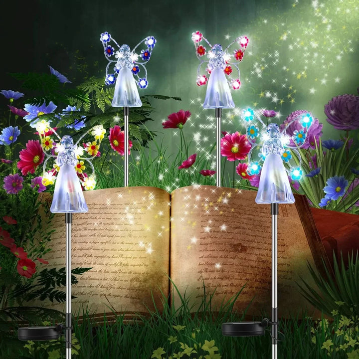 Skanto | Solar Engel LED-Gartenleuchte für Außendekoration