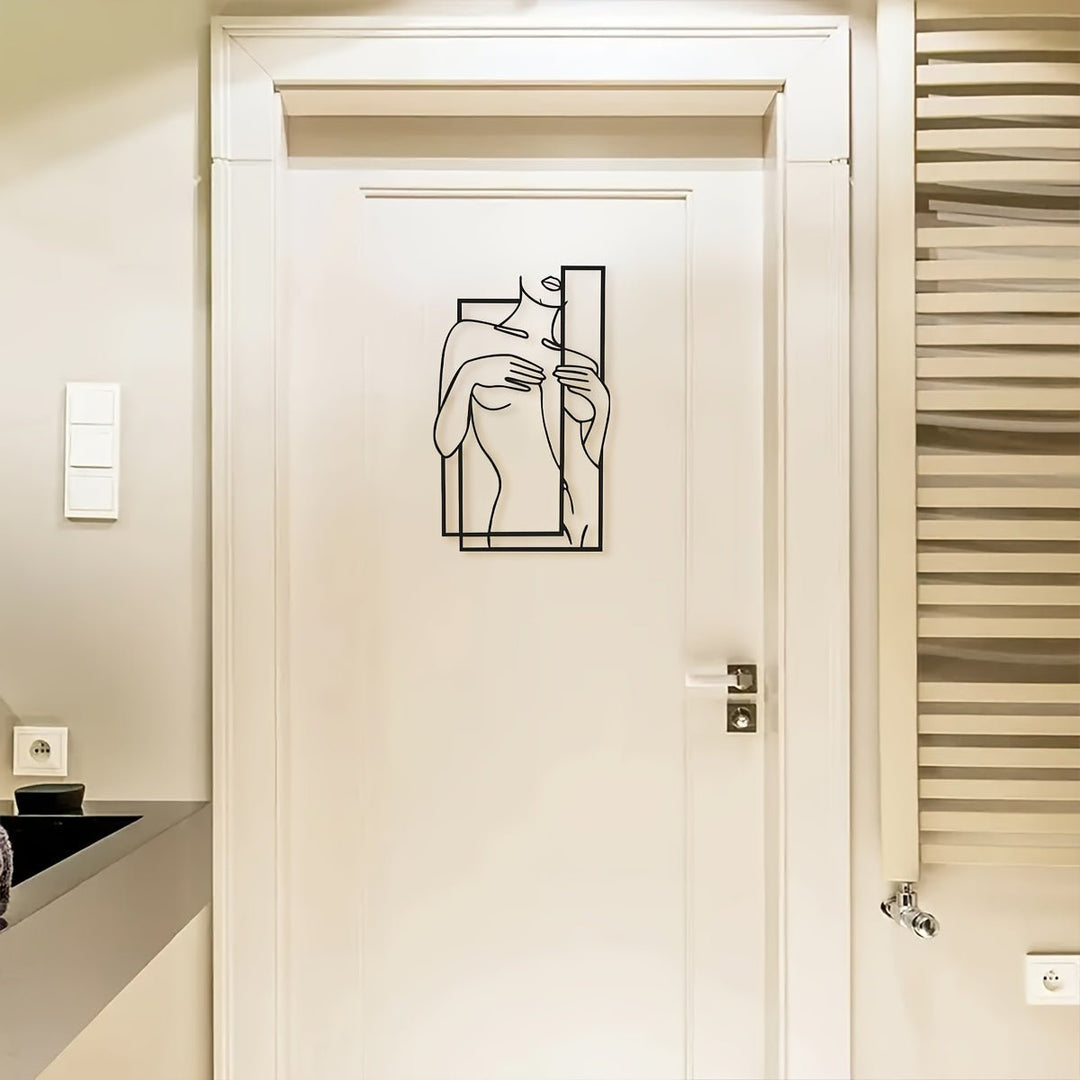 Skanto | LineaArt Metall-Wanddeko - Moderne minimalistische Wandkunst für das Schlafzimmer
